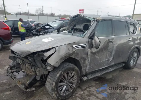2019 Infiniti Qx80 Luxe z USA, uszkodzony, nr VIN JN8AZ2NF8K9685418